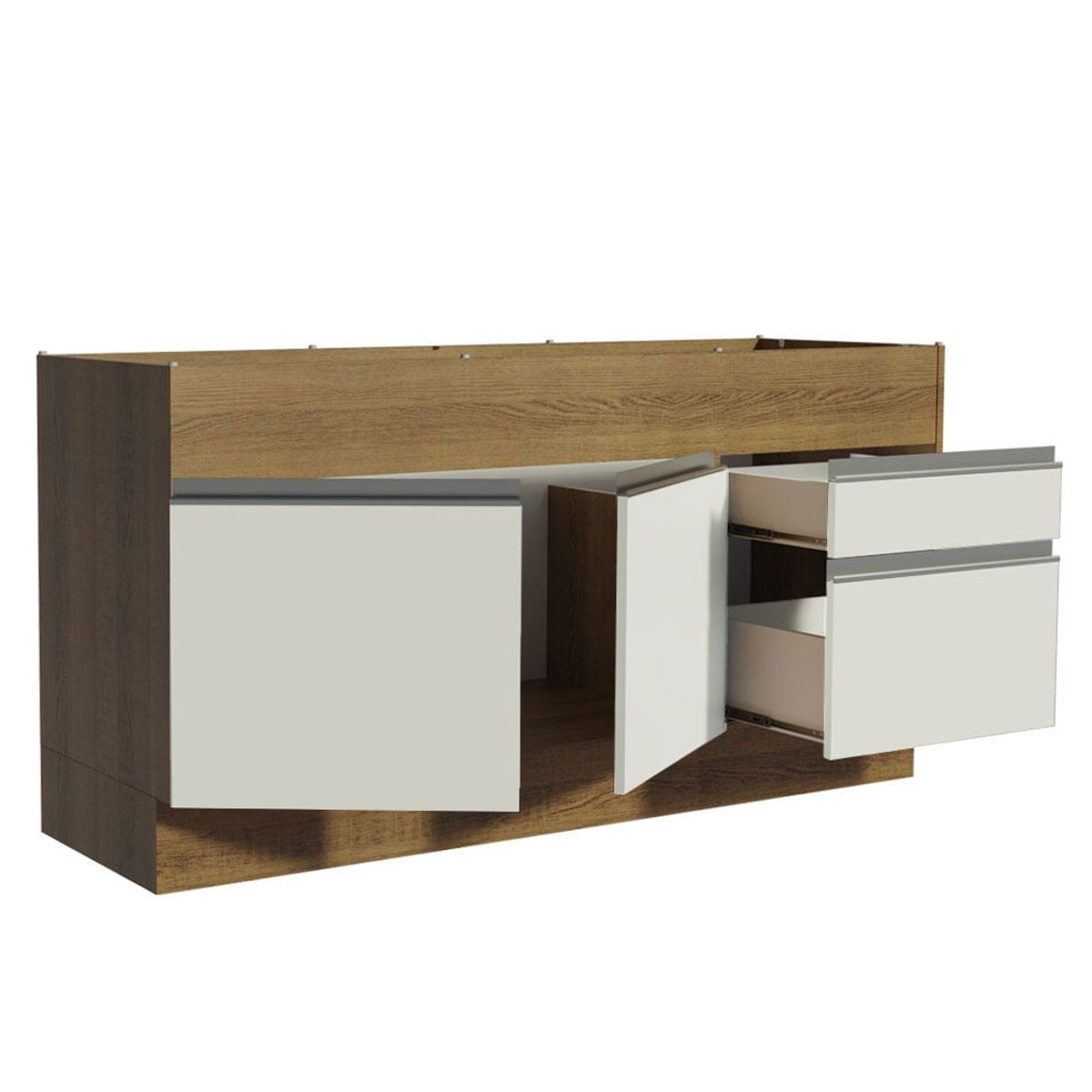 MADESA - Mueble de Cocina Glamy 150 cm - Mostrador para Lavadero