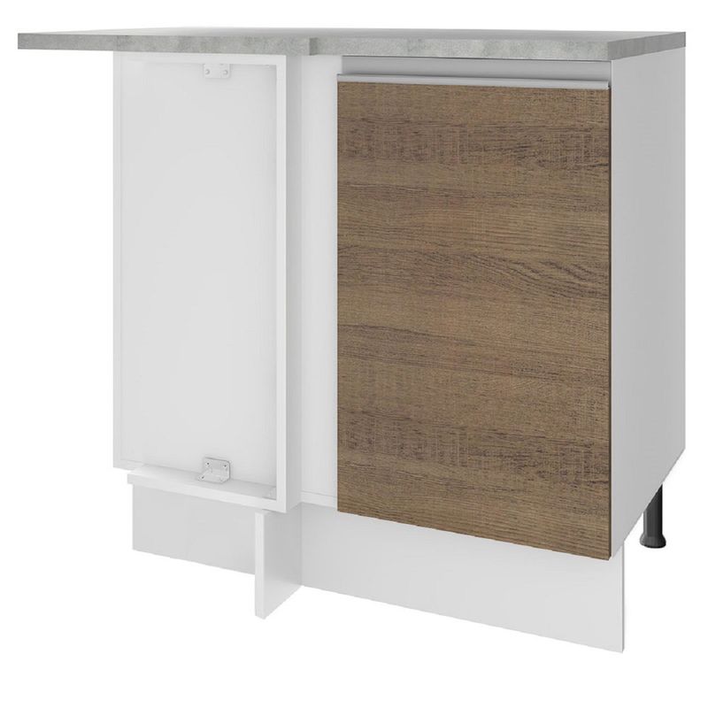 MADESA - Mueble de Cocina Glamy - Mostrador de Esquina 1 Puerta