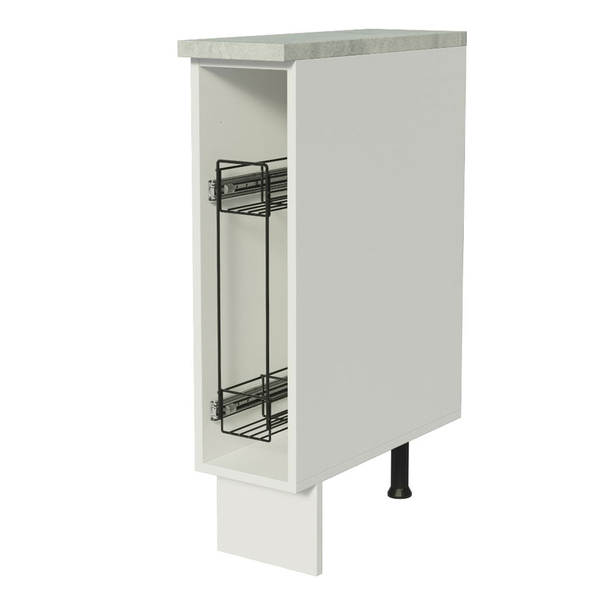 MADESA - Mueble de Cocina Portacondimentos Glamy, Agata y Stella 20 cm