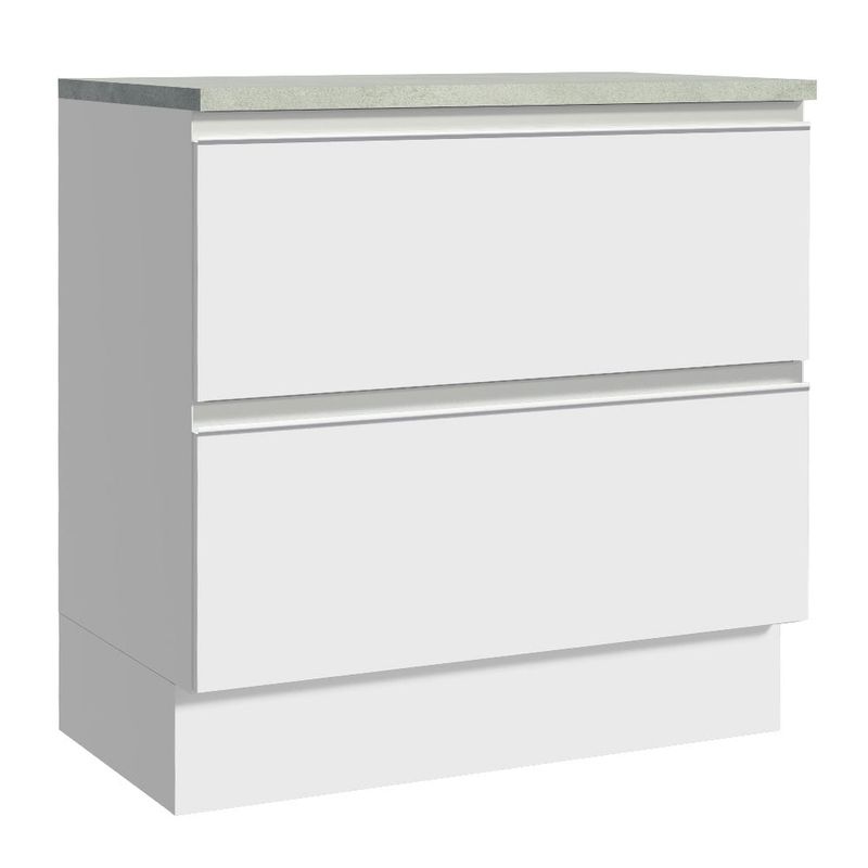MADESA - Mueble de Cocina Glamy 80 cm 2 Cajones