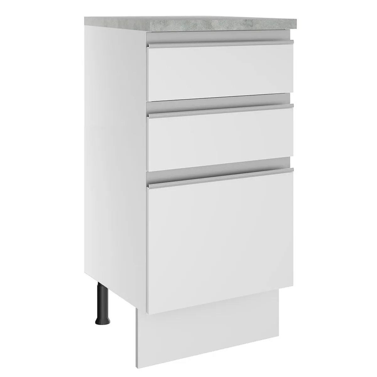MADESA - Mueble de Cocina Glamy 40 cm 3 Cajones