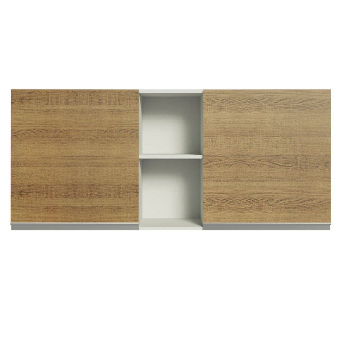 MADESA - Alacena de Cocina Glamy 150 cm 2 Puertas 2 Nichos Centrales