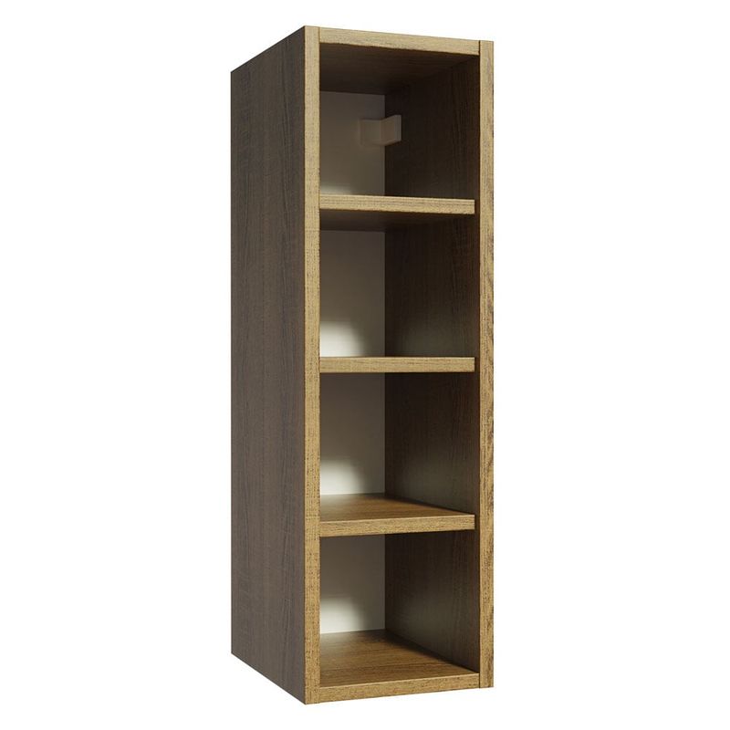 MADESA - Alacena de Cocina Abierta Portabotellas Glamy 4 Nichos