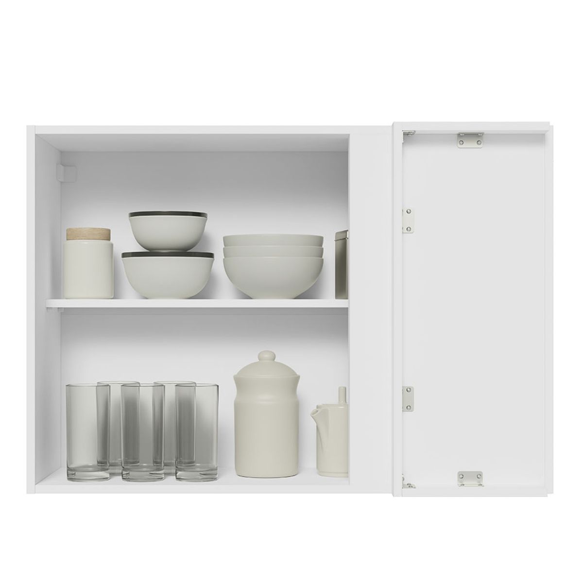 MADESA - Alacena de Cocina de Esquina Glamy 1 Puerta