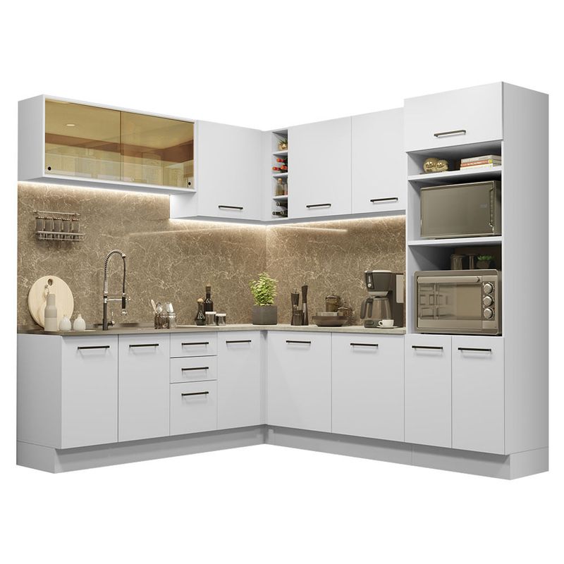 MADESA - Mueble de Cocina Integral de Esquina Agata 459 cm 01