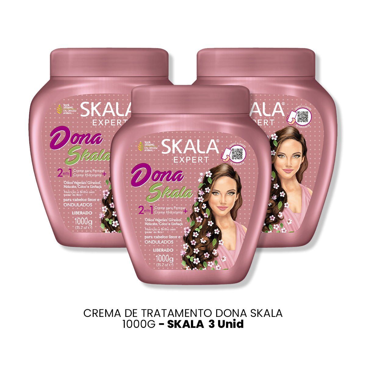 SKALA - CREMA DE TRATAMIENTO DONA SKALA 1000G - SKALA 3 UNID