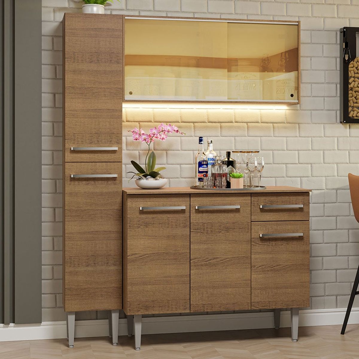 MADESA - Mueble de Cocina Integral Emilly 137 cm 06