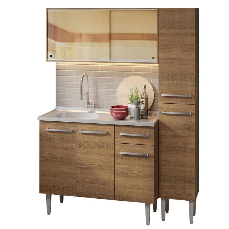 MADESA - Mueble de Cocina Integral Emilly 137 cm - Con Lavadero 08