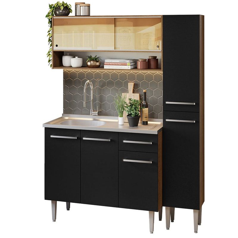 MADESA - Mueble de Cocina Integral Emilly 137 cm - Con Lavadero 10