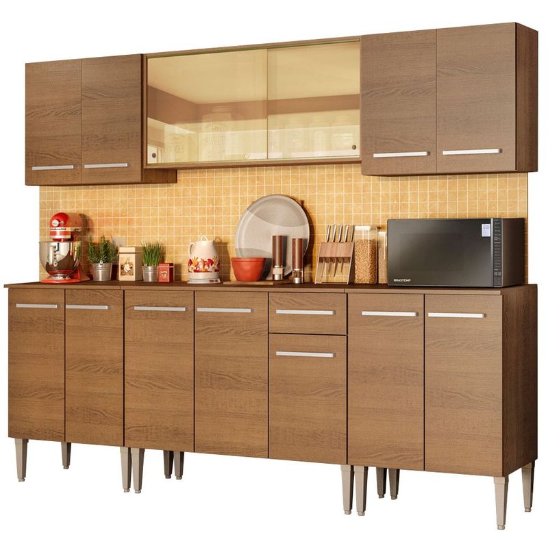 MADESA - Mueble de Cocina Integral Emilly Fire 233 cm