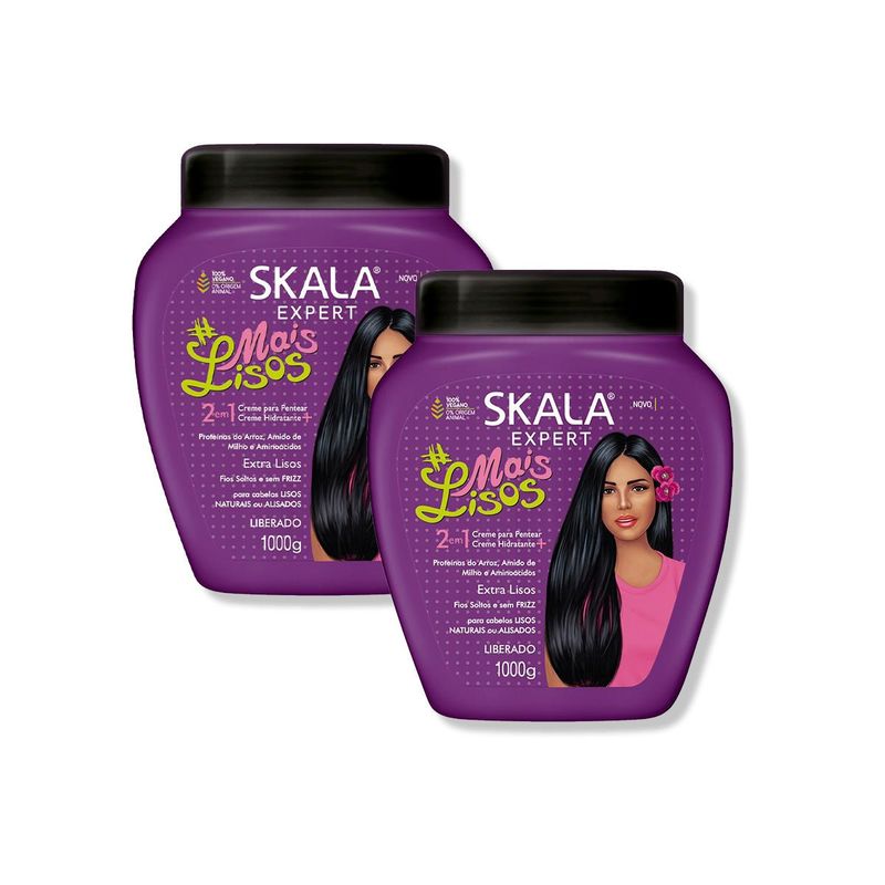 SKALA - CREMA TRATAMIENTO CAPILAR MAIS LISOS 1000G - SKALA 2 UNID