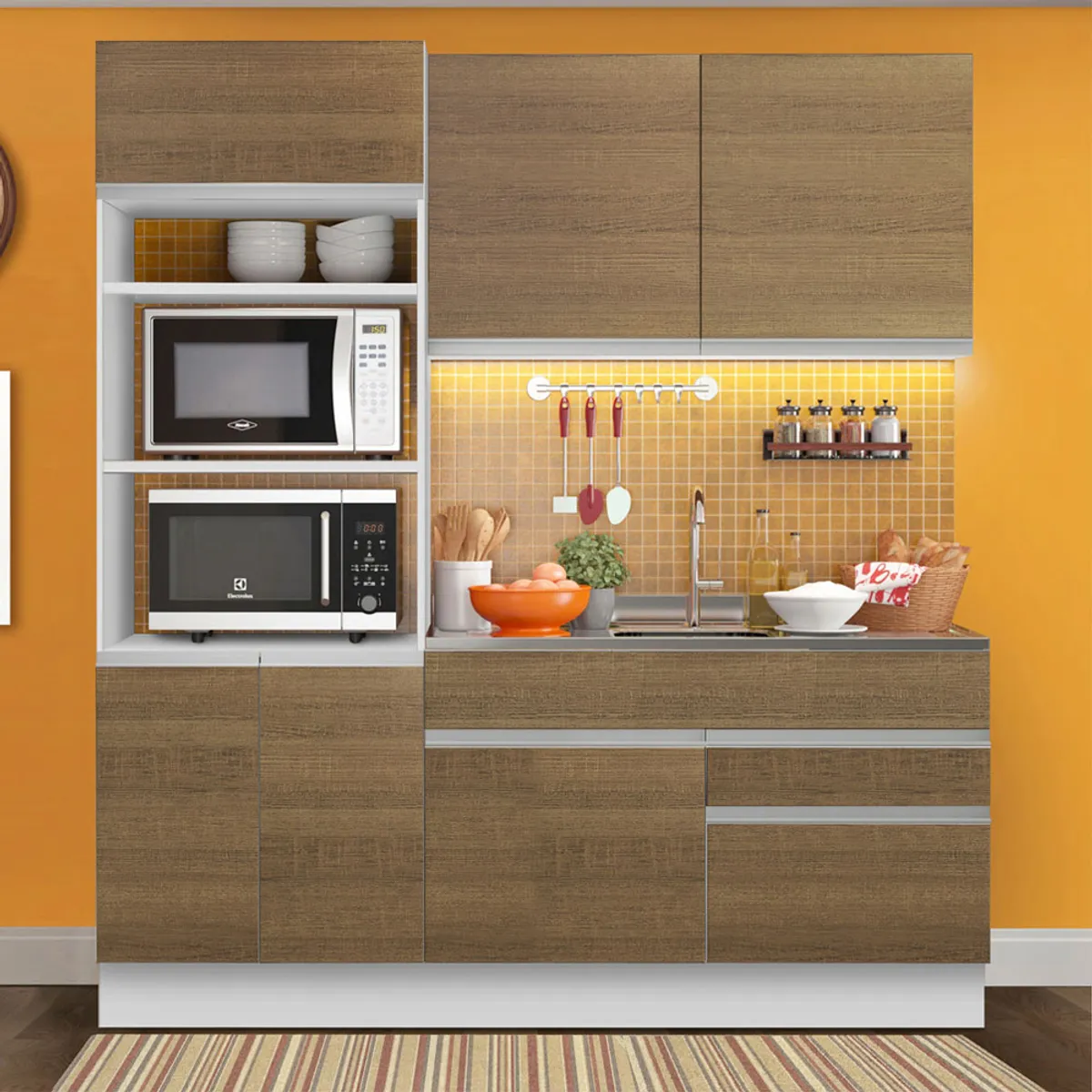 MADESA - Mueble de Cocina Integral Lívia 190 cm