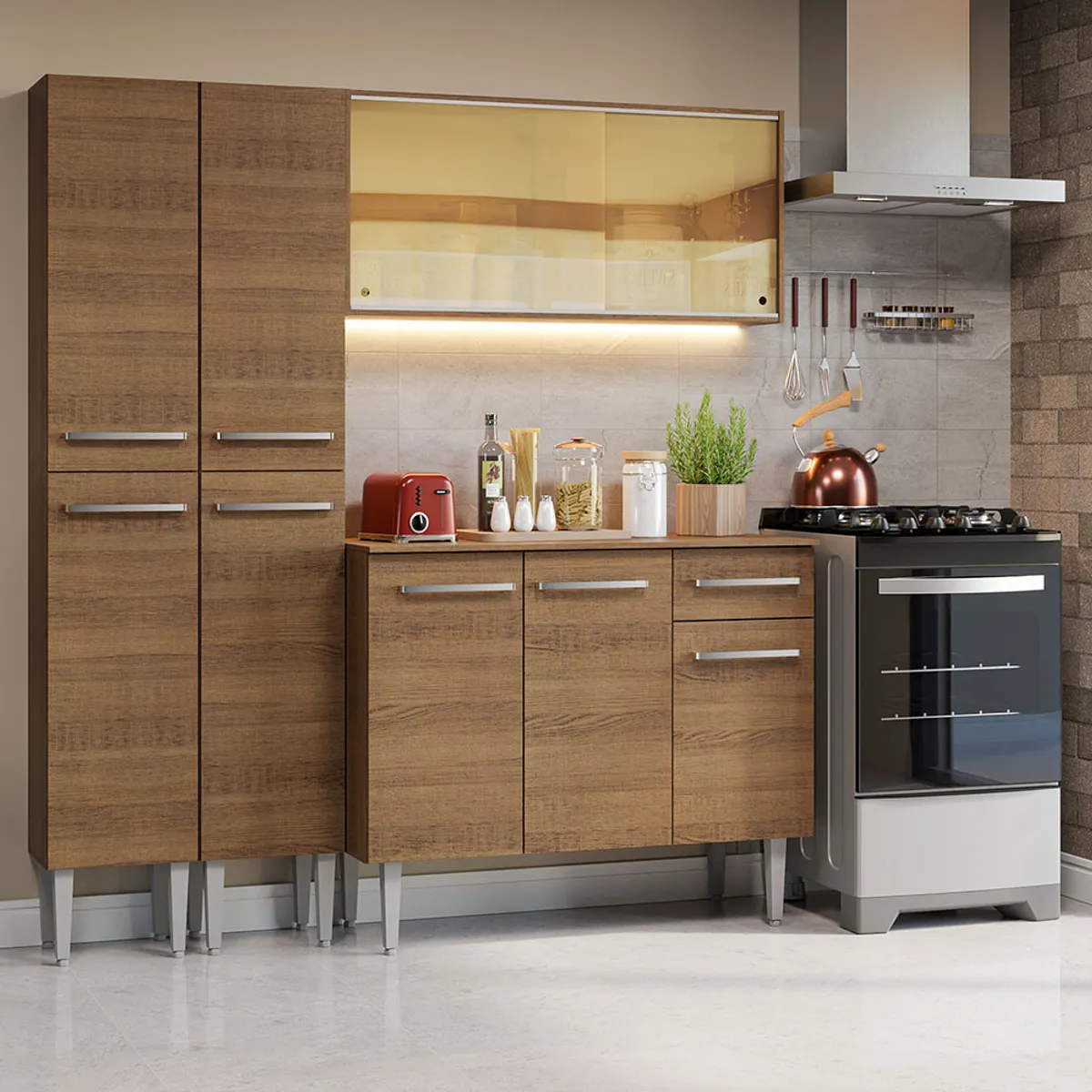 MADESA - Mueble de Cocina Integral Emilly 169 cm 09
