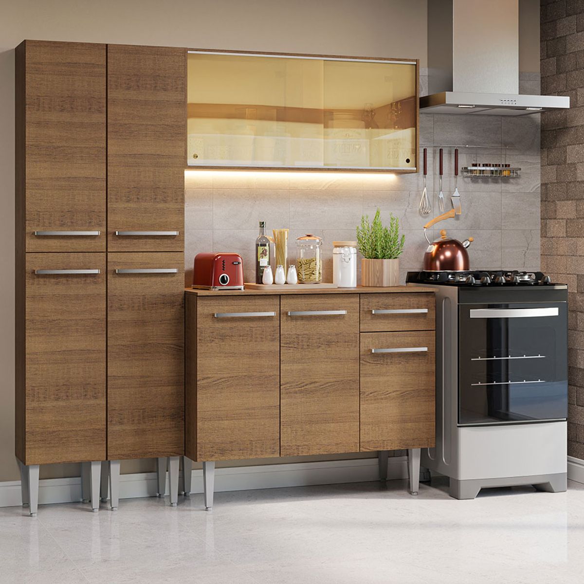 MADESA - Mueble de Cocina Integral Emilly 169 cm 09