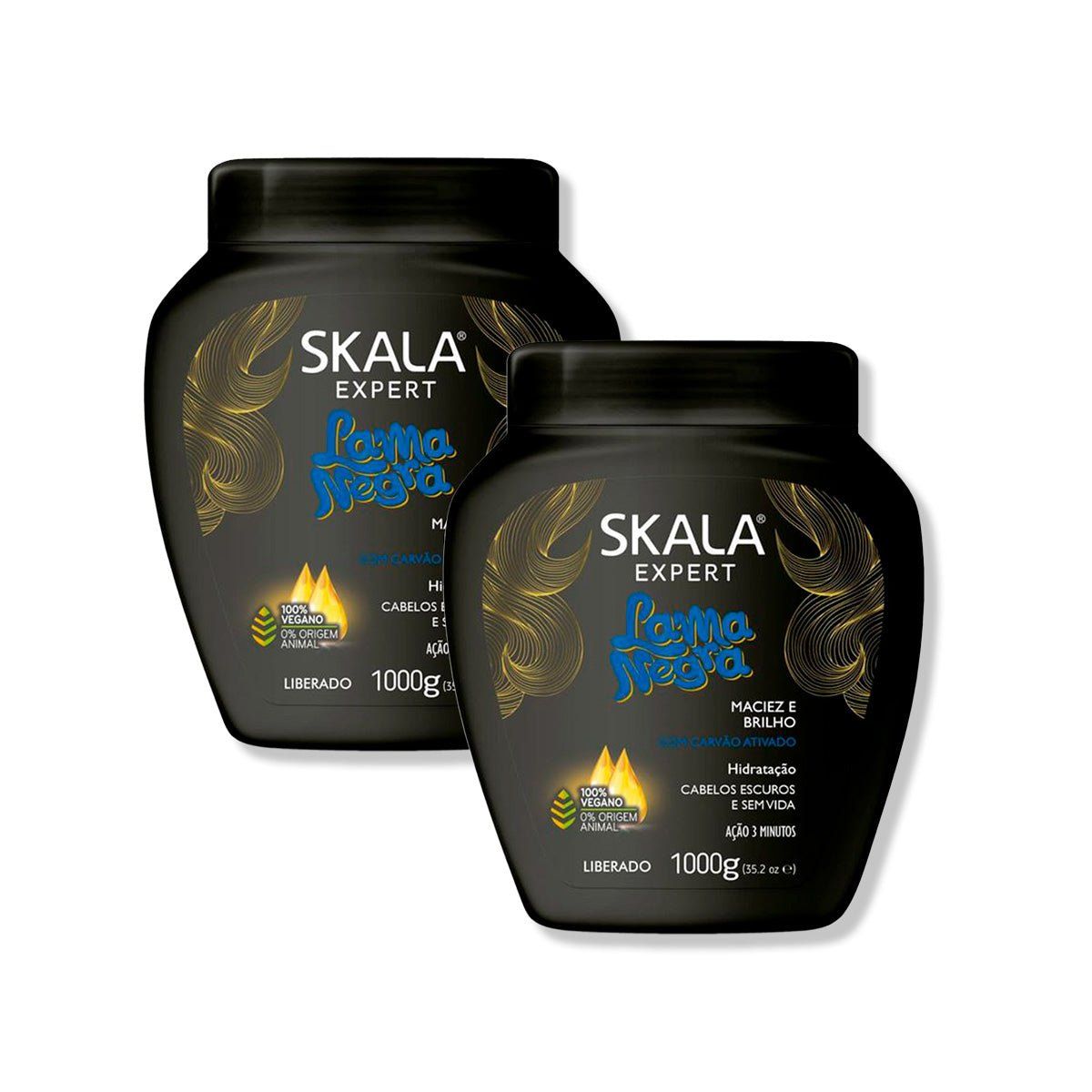 SKALA - CREMA DE TRATAMIENTO LAMA NEGRA 1000G - SKALA 2 UNID