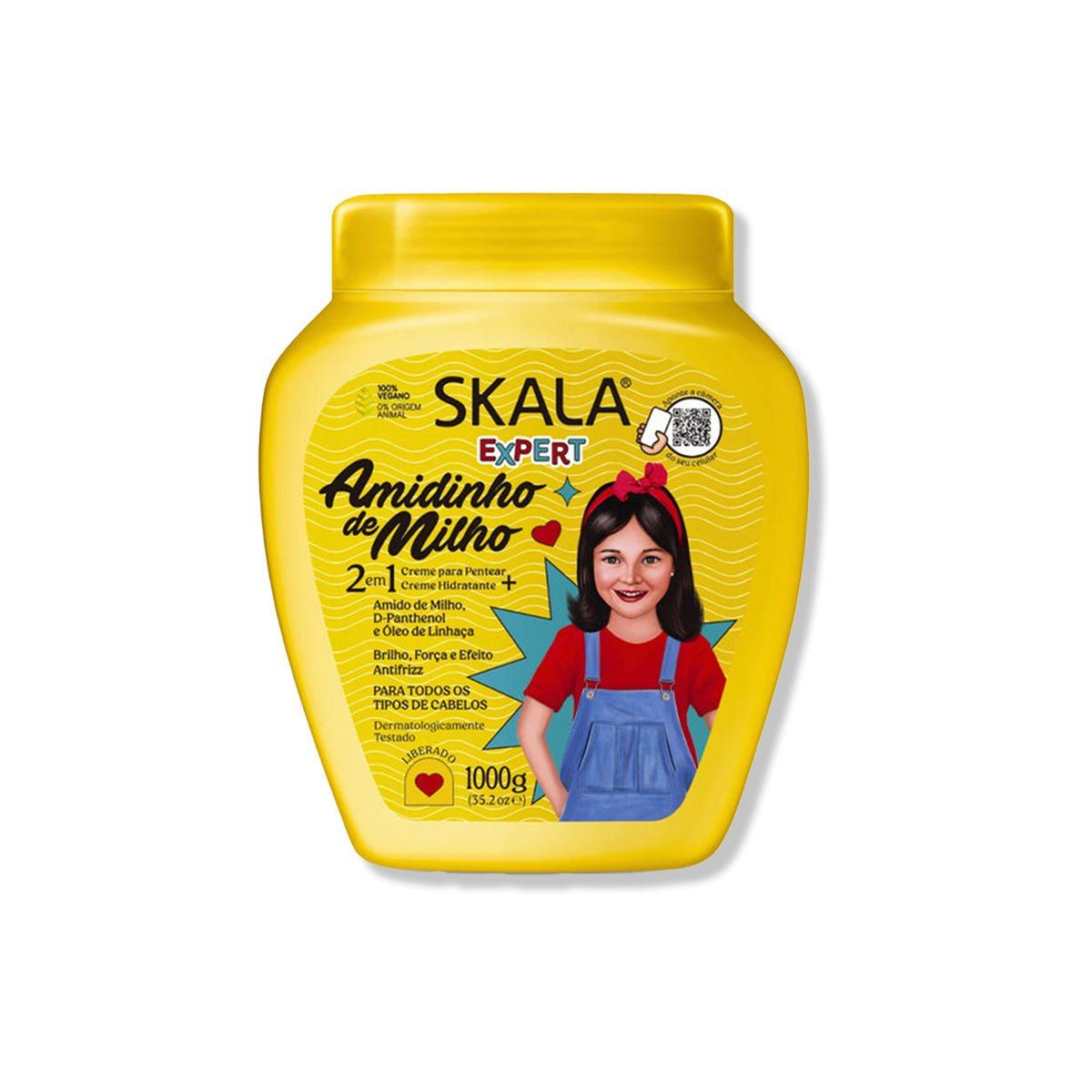 SKALA - CREMA TRATAMIENTO CAPILAR AMIDINHO DE MILHO KIDS 1000G - SKALA EXPERT