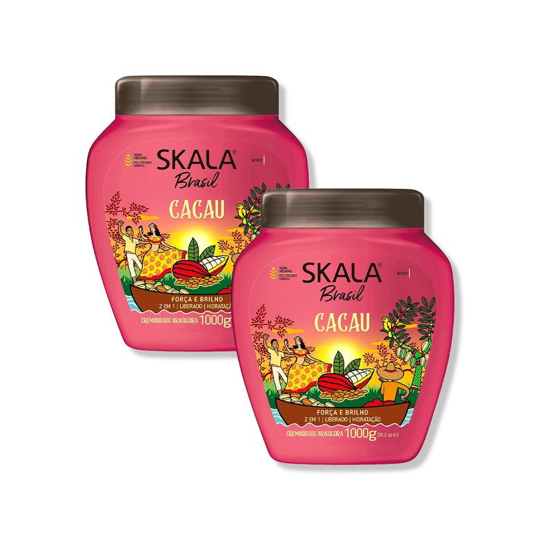 SKALA - CREMA TRATAMIENTO CAPILAR BRAZIL COCOA 1000G - SKALA 2 UNID