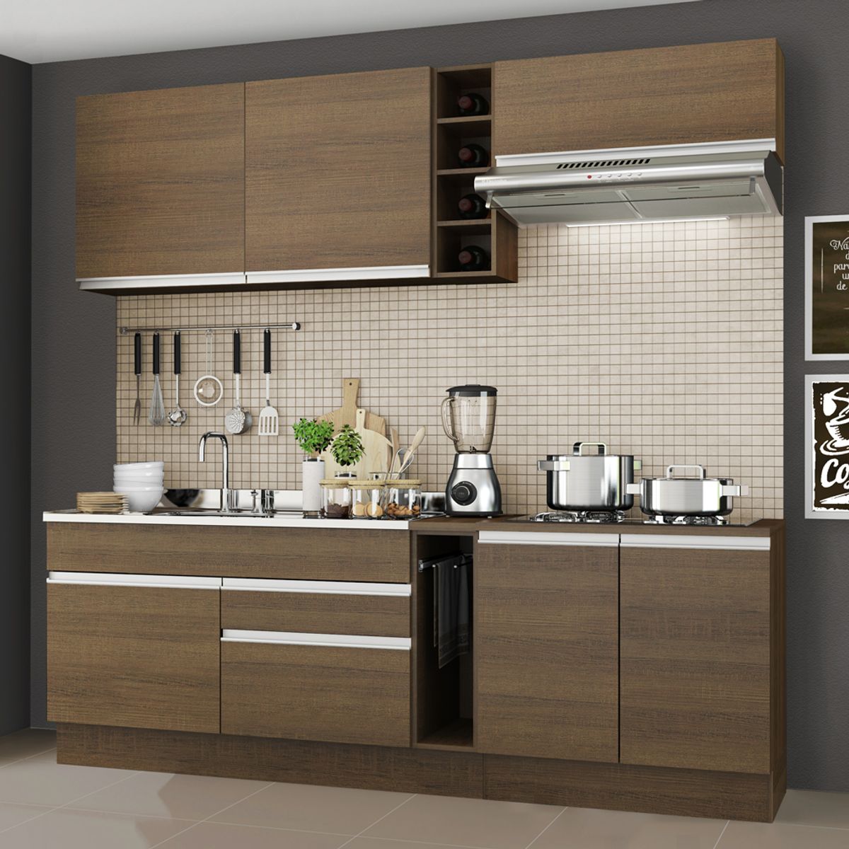 MADESA - Mueble de Cocina Integral Parma 220 cm 03