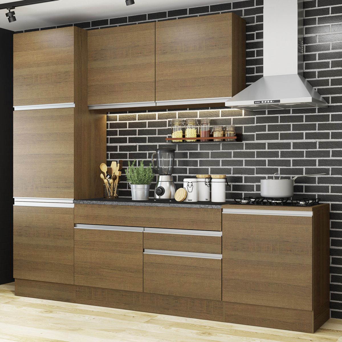 MADESA - Mueble de Cocina Integral Bari 240 cm