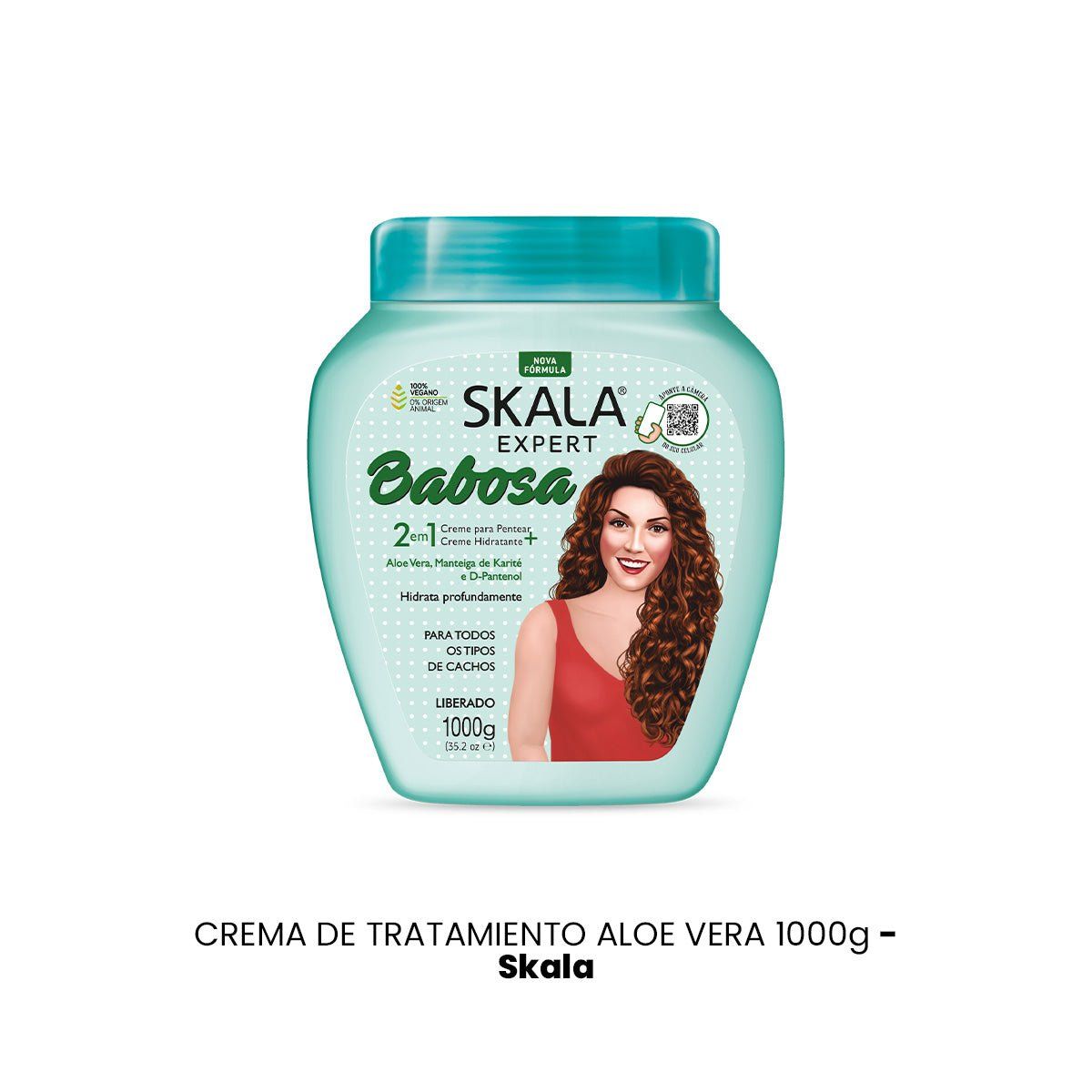 SKALA - MÁSCARA DE TRATAMIENTO 2 EN 1 SKALA EXPERT BABOSA ALOE VERA POTE 1000G