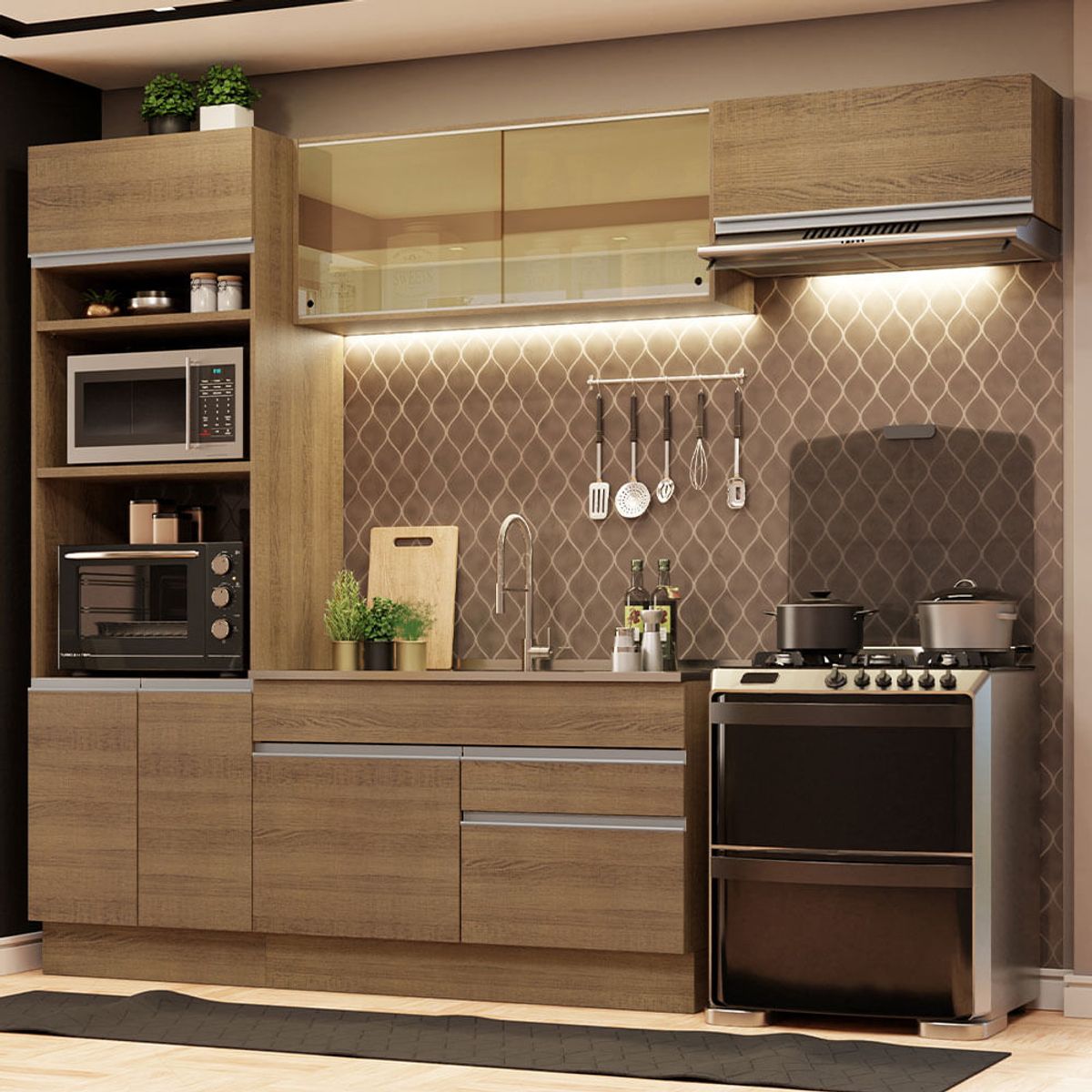 MADESA - Mueble de Cocina Integral Glamy 270 cm 11