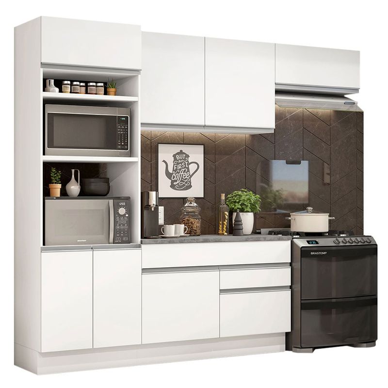 MADESA - Mueble de Cocina Integral Glamy 270 cm - Con Encimera 14