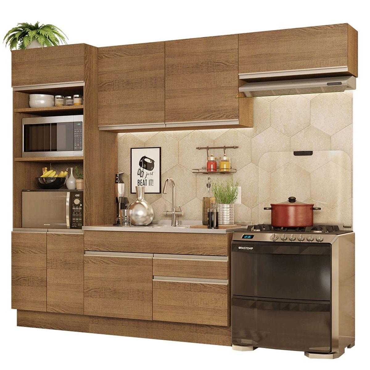 MADESA - Mueble de Cocina Integral Glamy 270 cm 15
