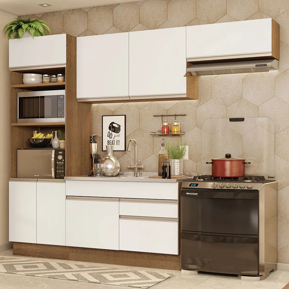 MADESA - Mueble de Cocina Integral Glamy 270 cm 15
