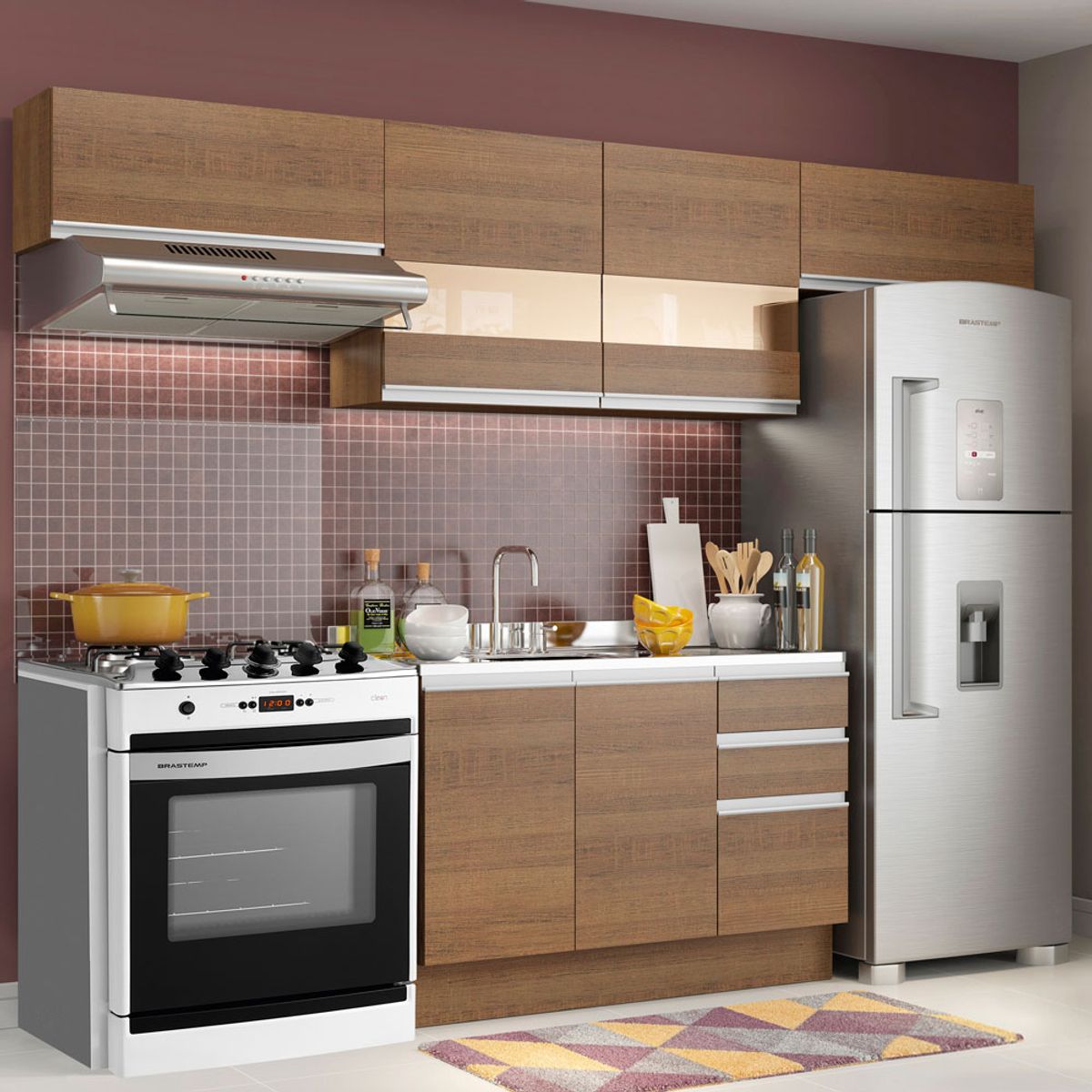 MADESA - Mueble de Cocina Integral Marina 280 cm