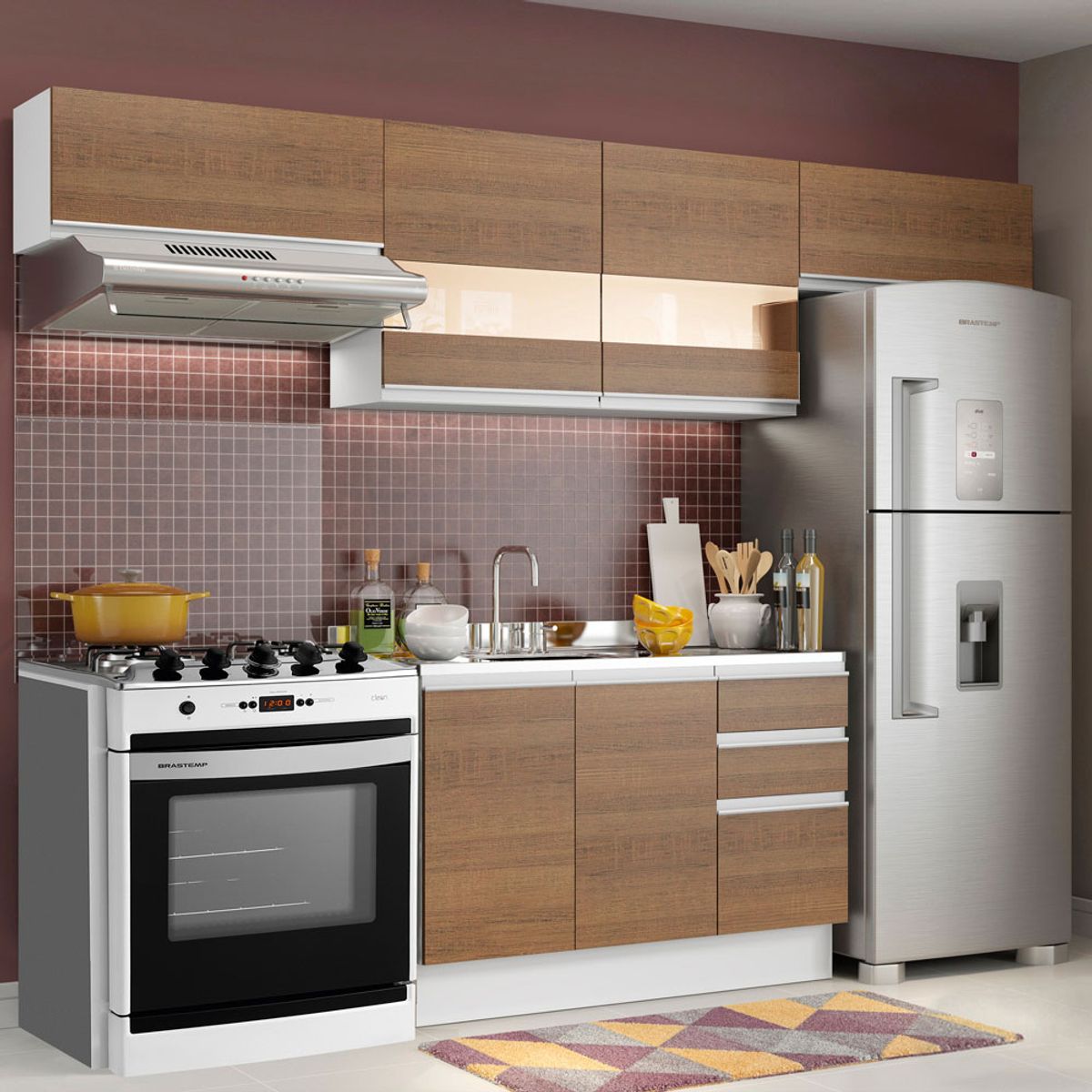 MADESA - Mueble de Cocina Integral Marina 280 cm