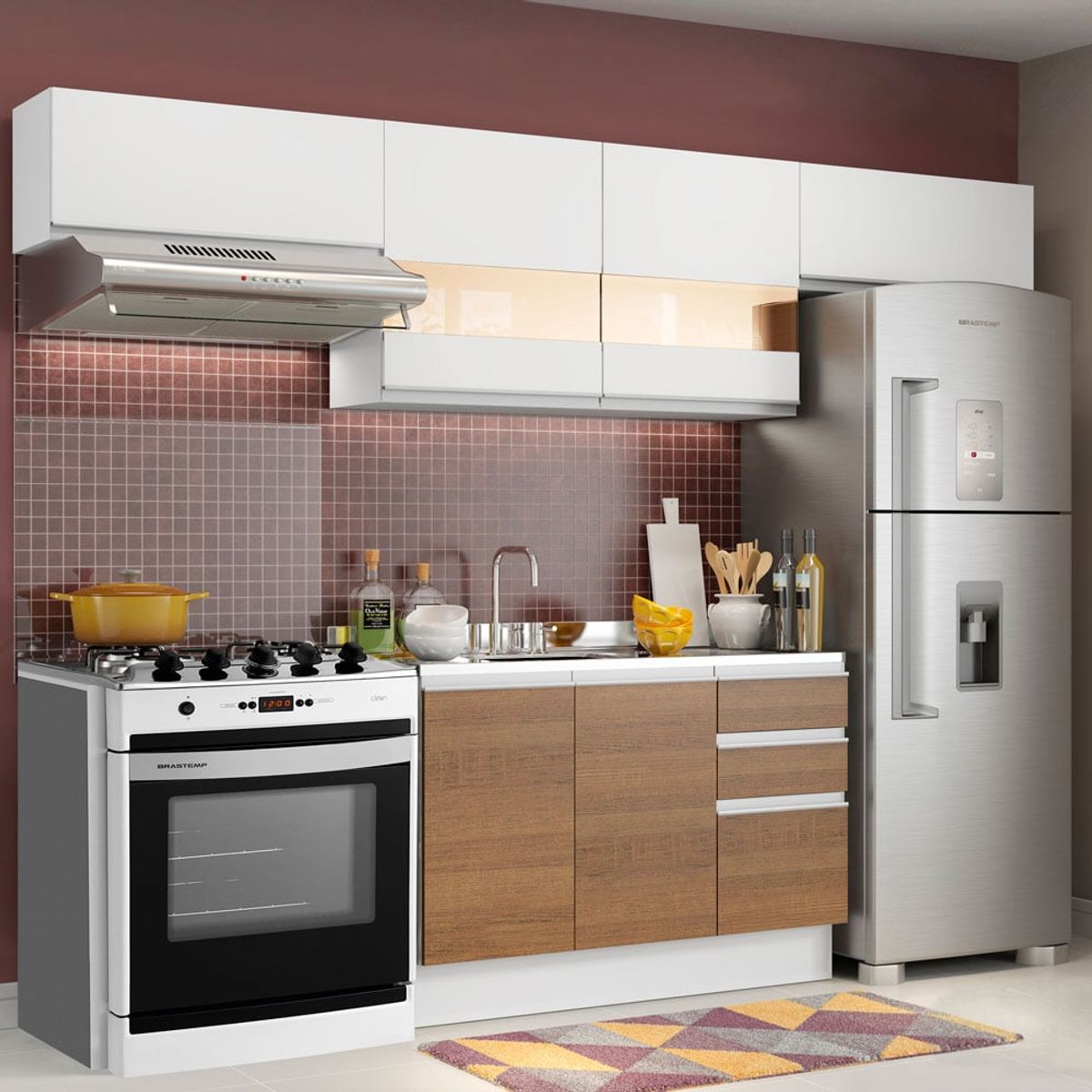 MADESA - Mueble de Cocina Integral Marina 280 cm