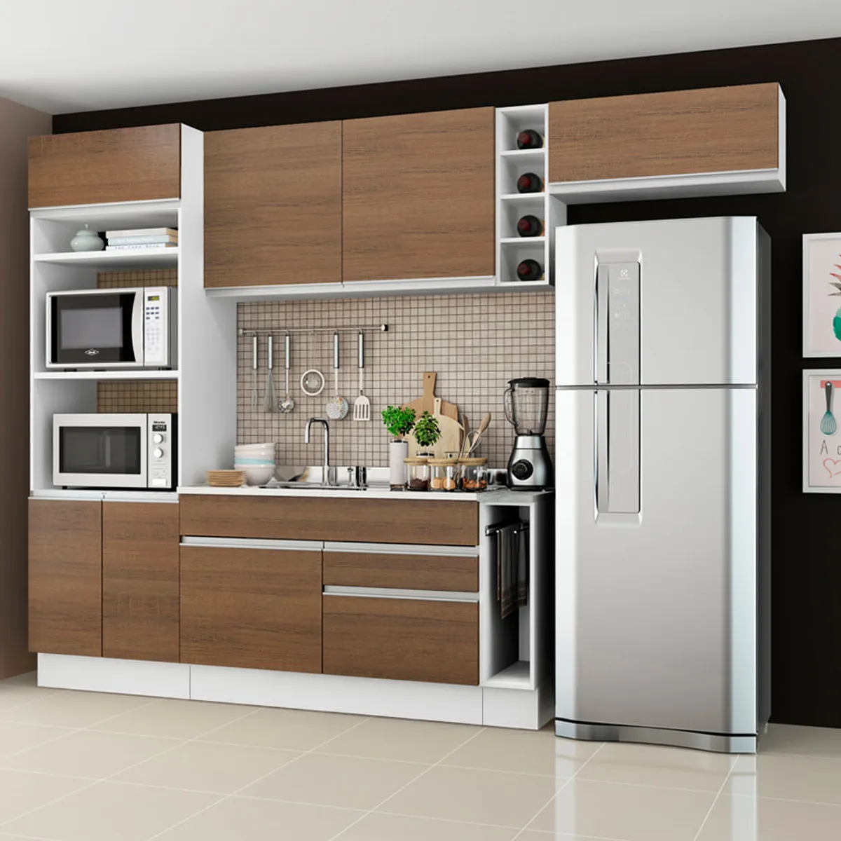 MADESA - Mueble de Cocina Integral Safira 290 cm 04