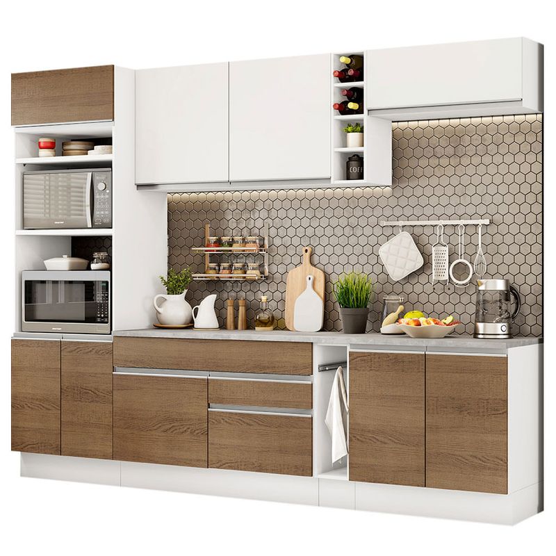 MADESA - Mueble de Cocina Integral Vicenza 290 cm - Con Encimera 12