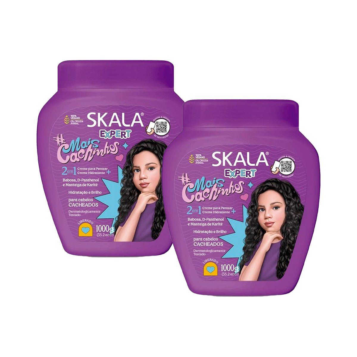 SKALA - CREMA TRATAMIENTO CAPILAR MAIS CACHINHOS SKALA EXPERT 1000G 2 UNID