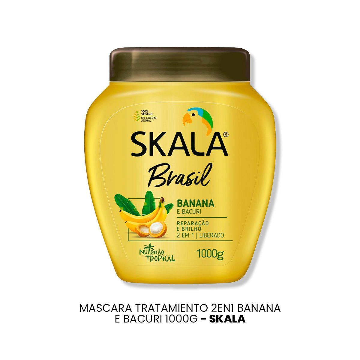 SKALA - MASCARA TRATAMIENTO 2EN1 BANANA E BACURI 1000G - SKALA