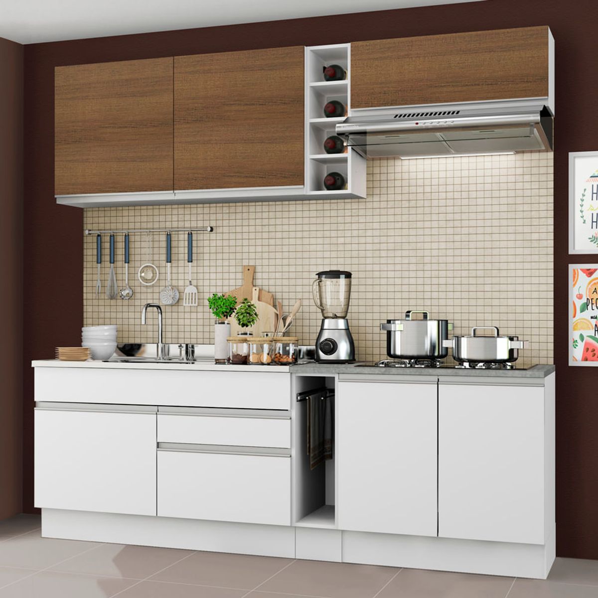 MADESA - Mueble de Cocina Integral Parma 220 cm 03