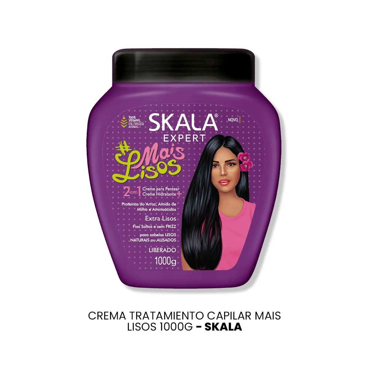 SKALA - CREMA TRATAMIENTO CAPILAR MAIS LISOS 1000G - SKALA