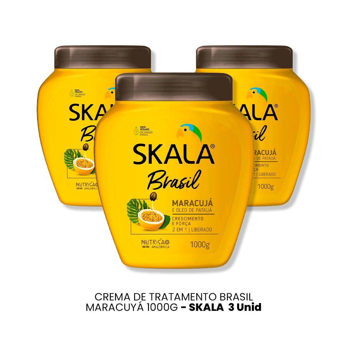 SKALA - CREMA DE TRATAMIENTO BRASIL MARACUYA 1000G - SKALA 3 UNID