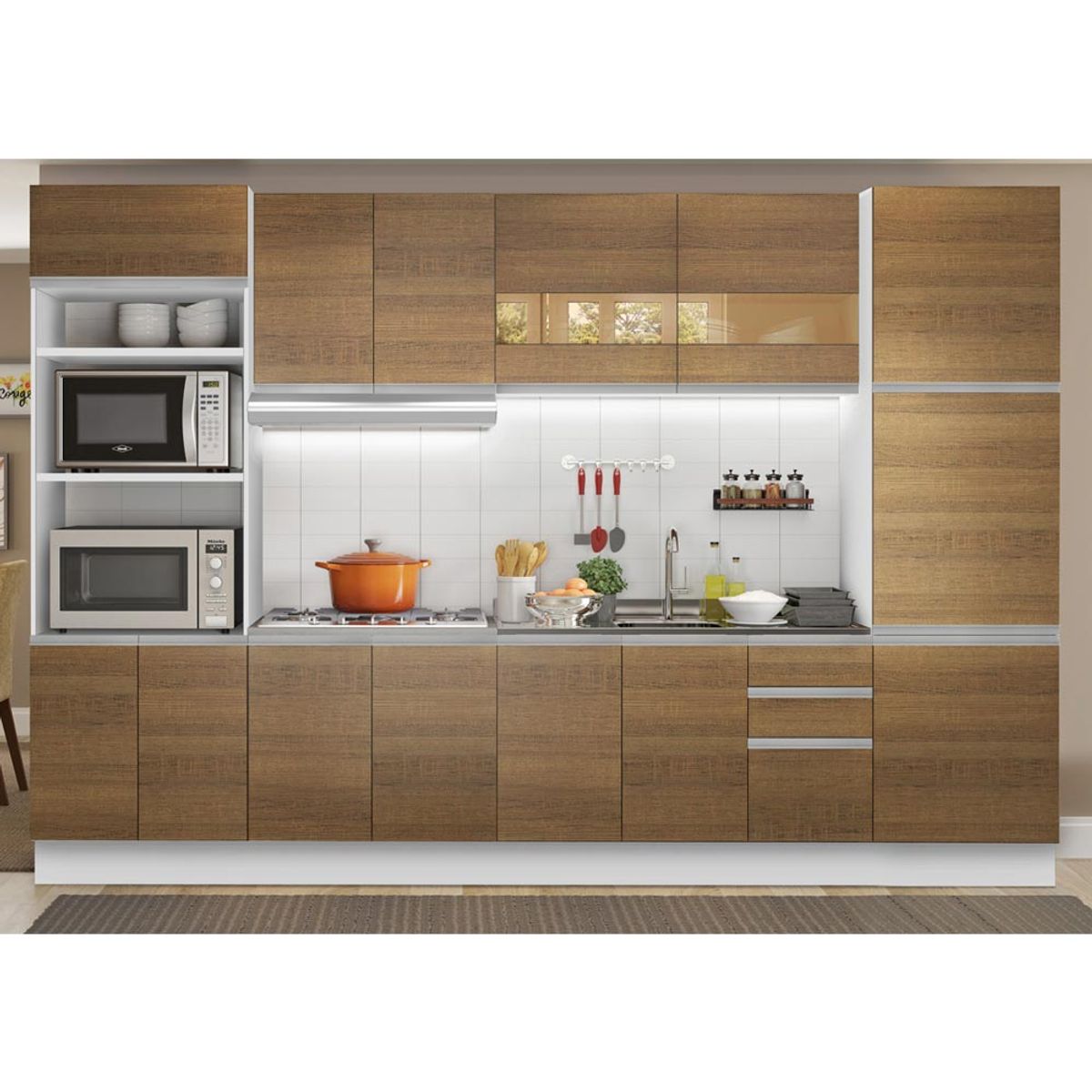 MADESA - Mueble de Cocina Integral Olimpia 330 cm