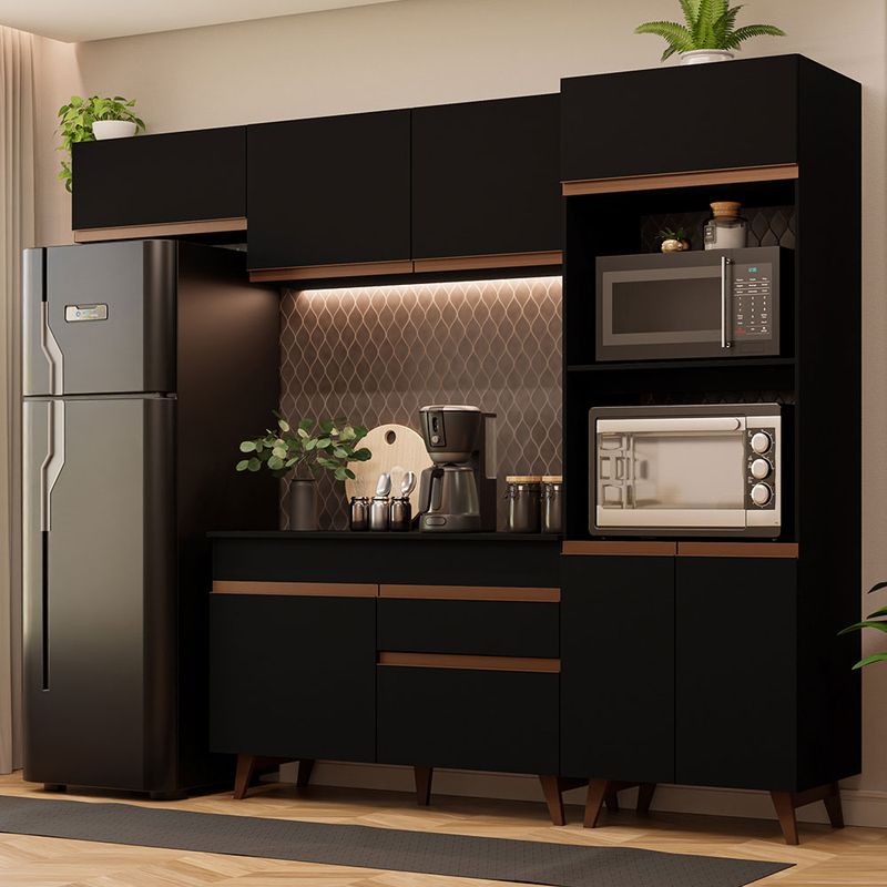 MADESA - Mueble de Cocina Integral Reims 260 cm - Con Encimera 08