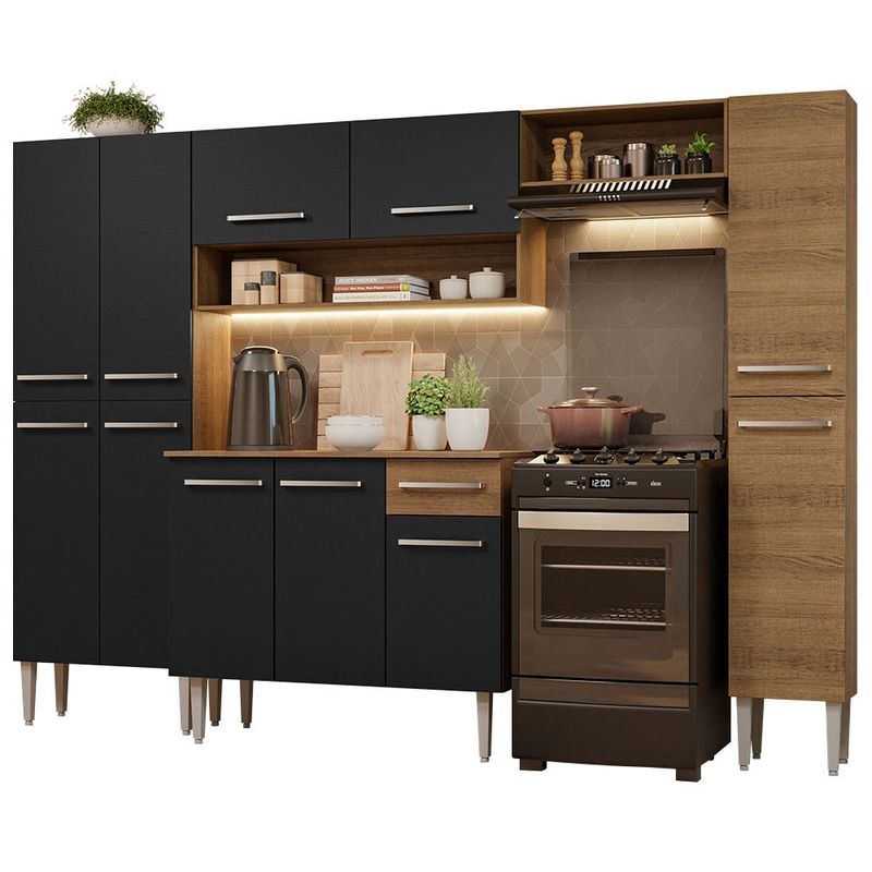 MADESA - Mueble de Cocina Integral Emilly Hit 261 cm