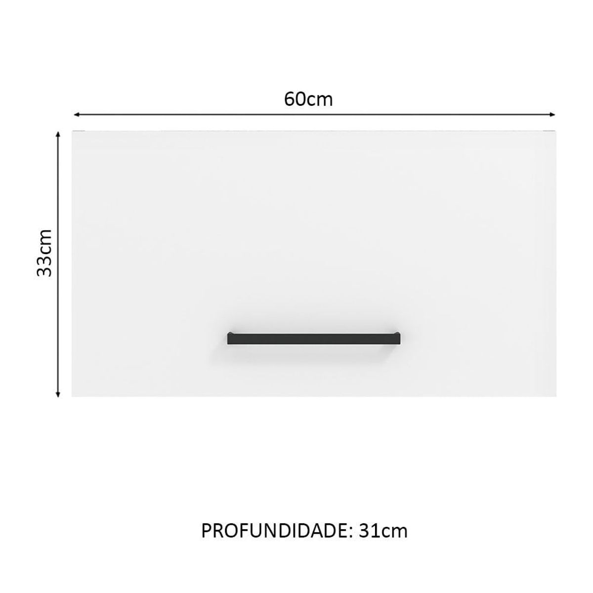 MADESA - Alacena de Cocina Agata 60 cm 1 Puerta Abatible
