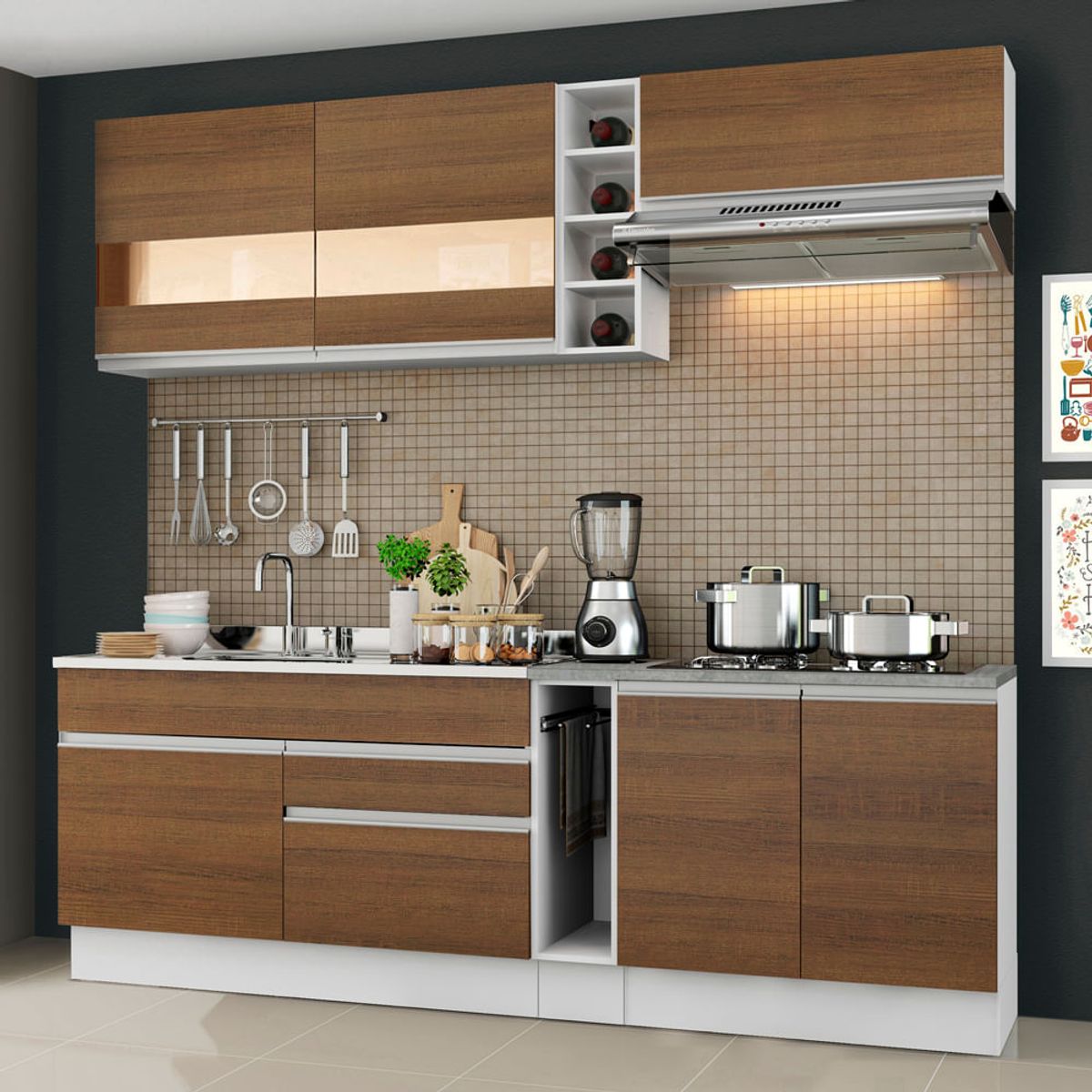 MADESA - Mueble de Cocina Integral Parma 220 cm 02
