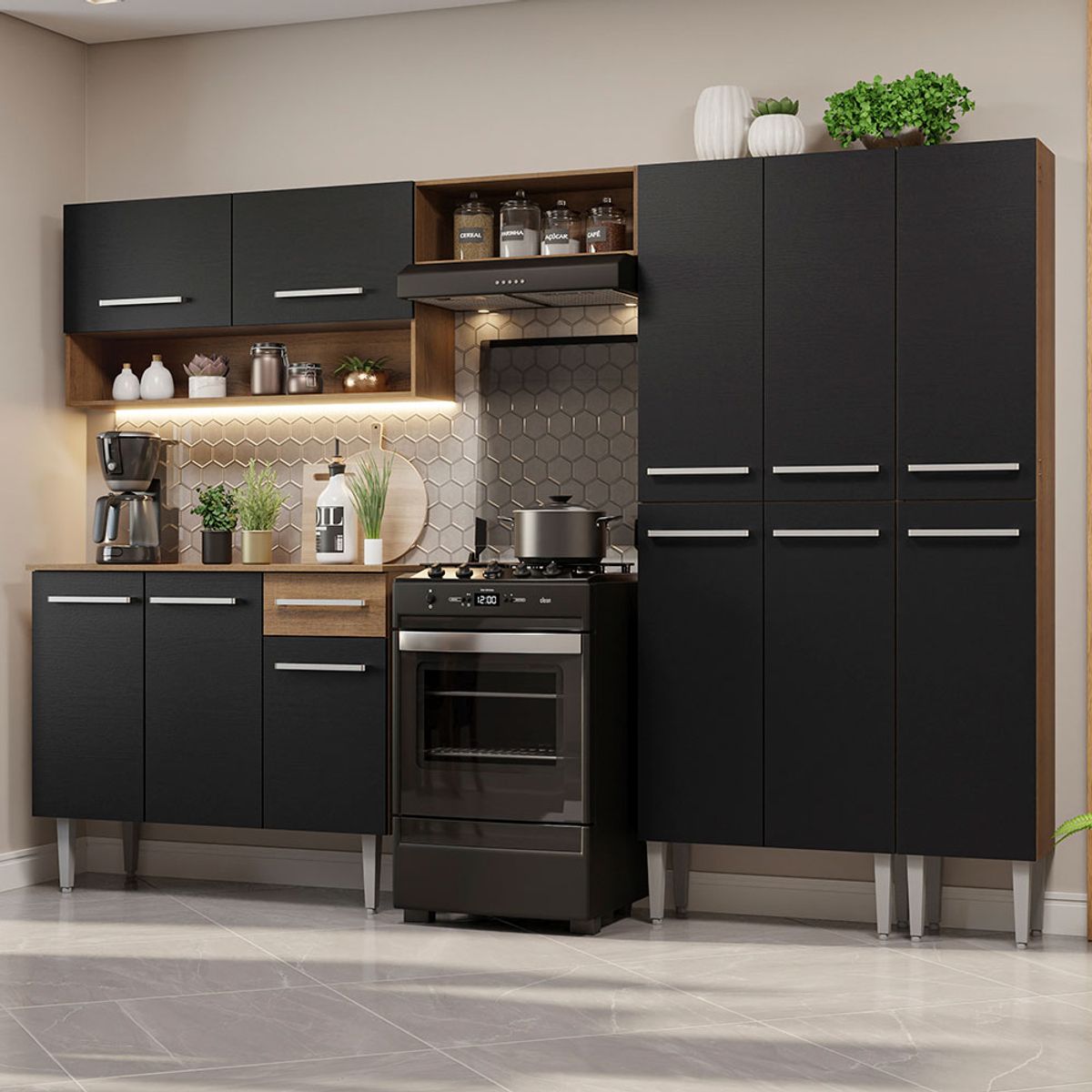 MADESA - Mueble de Cocina Integral Emilly 261 cm 02