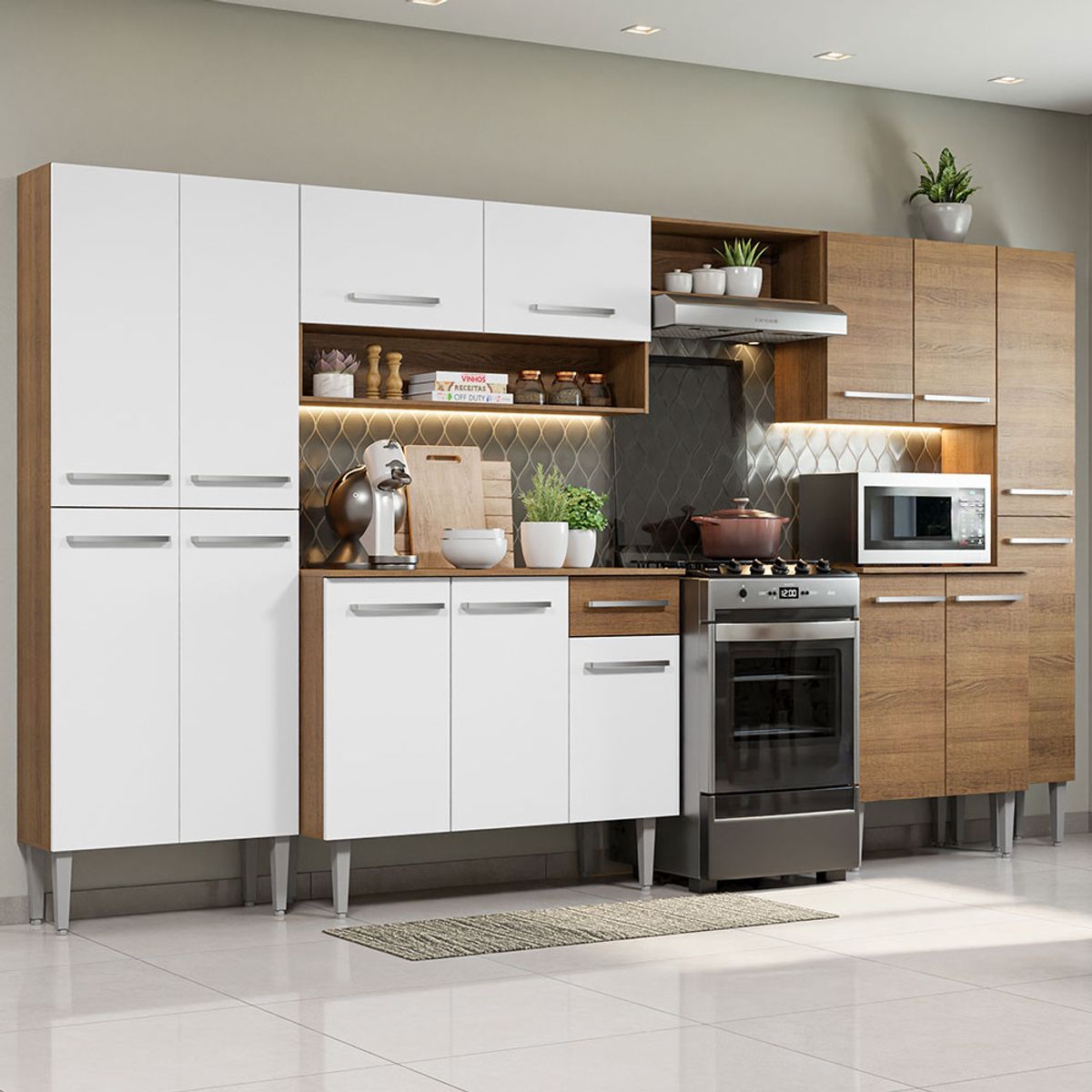 MADESA - Mueble de Cocina Integral Emilly Joy 325 cm