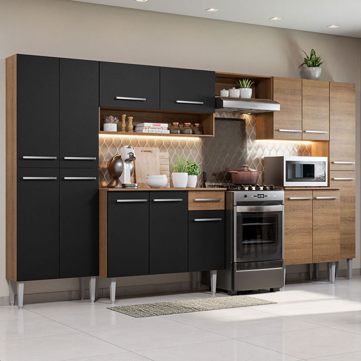 MADESA - Mueble de Cocina Integral Emilly Joy 325 cm