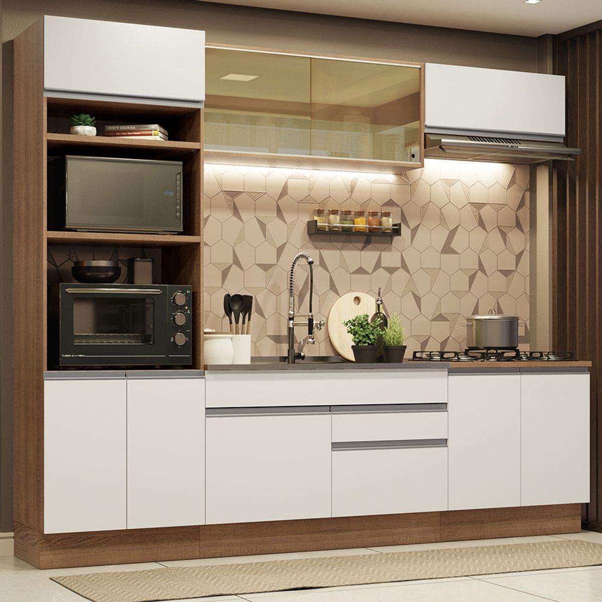 MADESA - Mueble de Cocina Integral Glamy 270 cm 10
