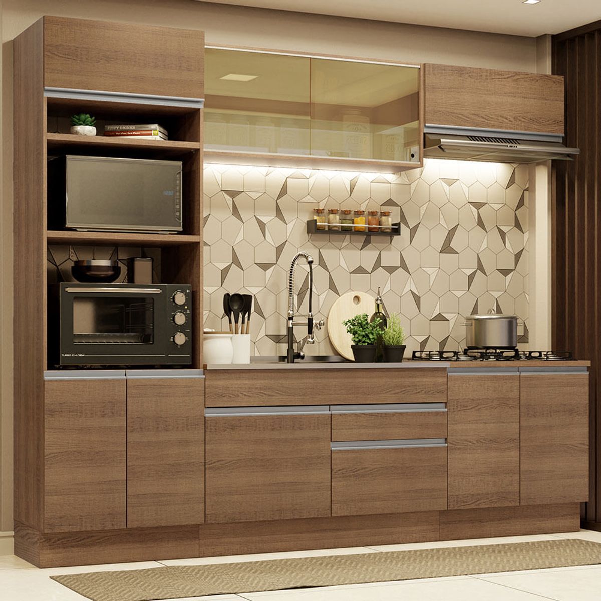 MADESA - Mueble de Cocina Integral Glamy 270 cm 10