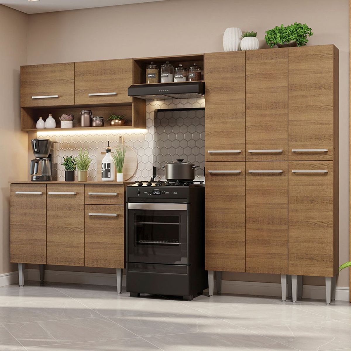MADESA - Mueble de Cocina Integral Emilly 261 cm 02