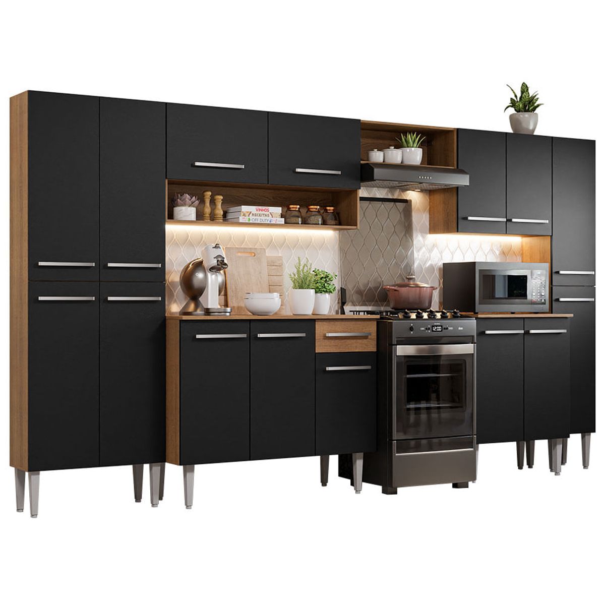 MADESA - Mueble de Cocina Integral Emilly Joy 325 cm